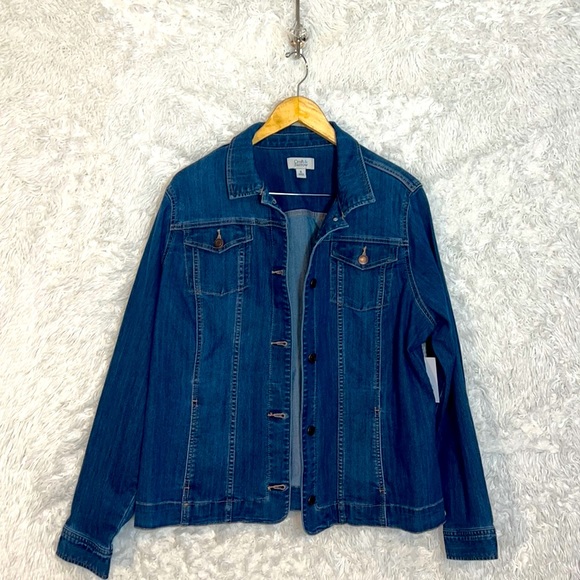 croft & barrow Jackets & Blazers - Croft & Borrow Jean Jacket Size XL NWT